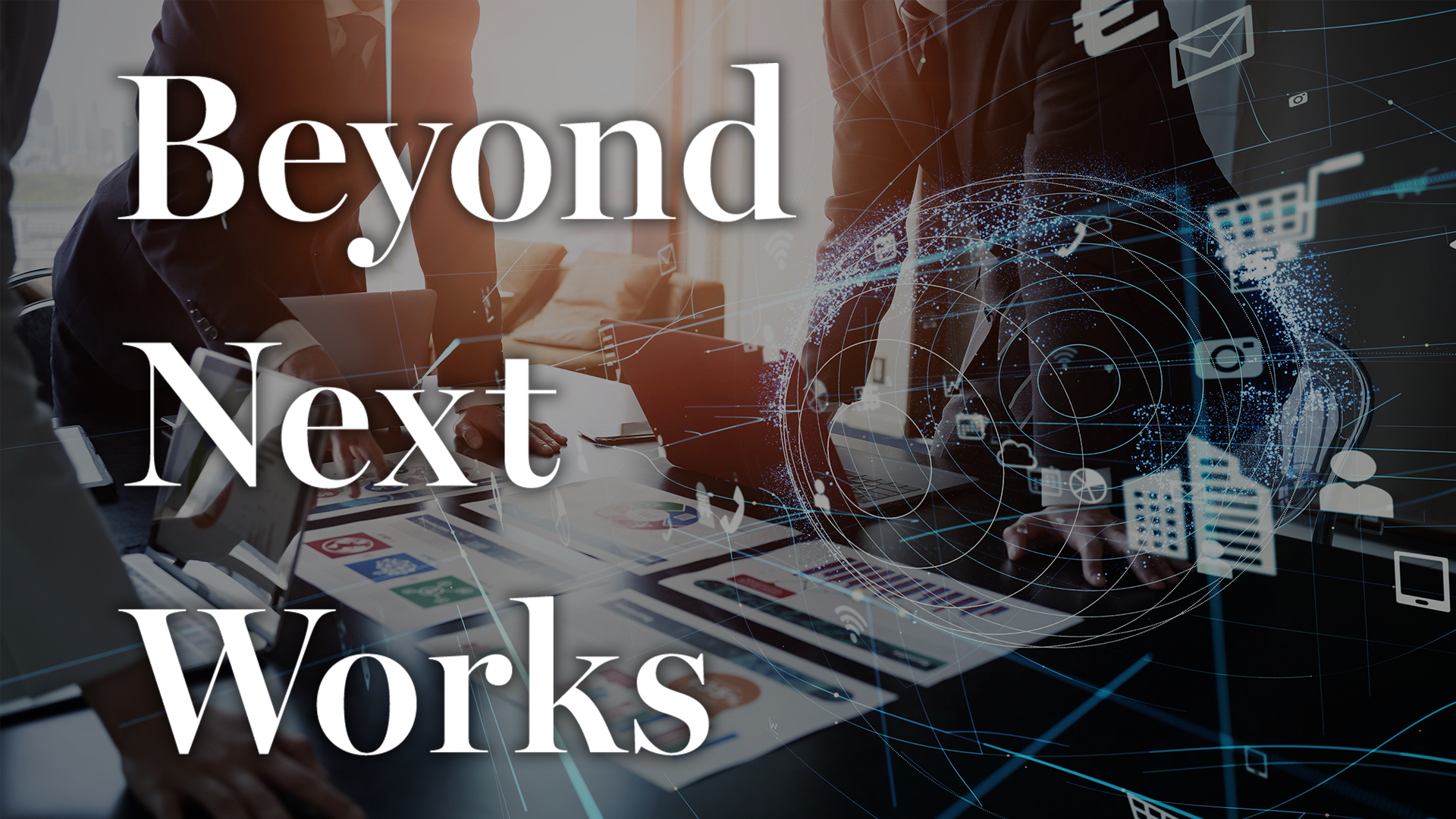 Beyond Next Worksのロゴとファーストビュー